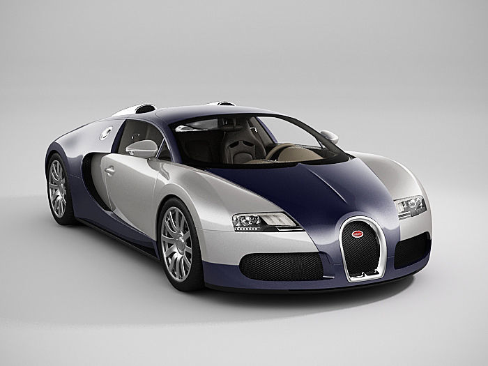 Bugatti Veyron 3D model_11