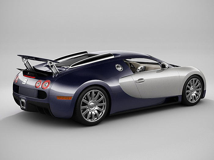 Bugatti Veyron 3D model_10