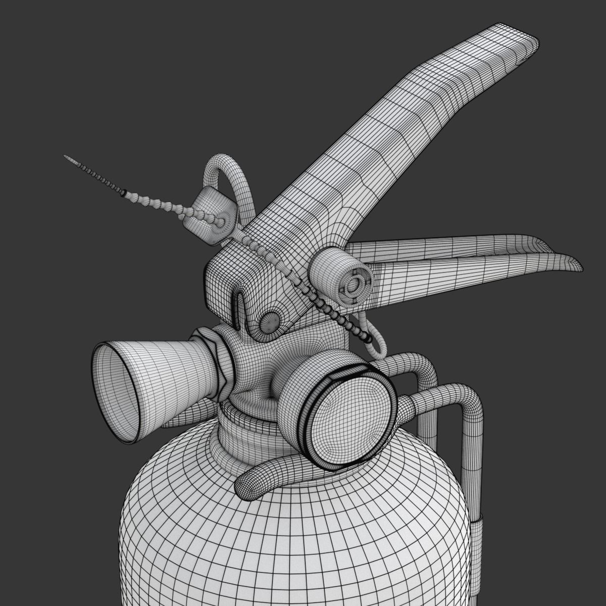 Car Fire Extinguisher 3D model_32