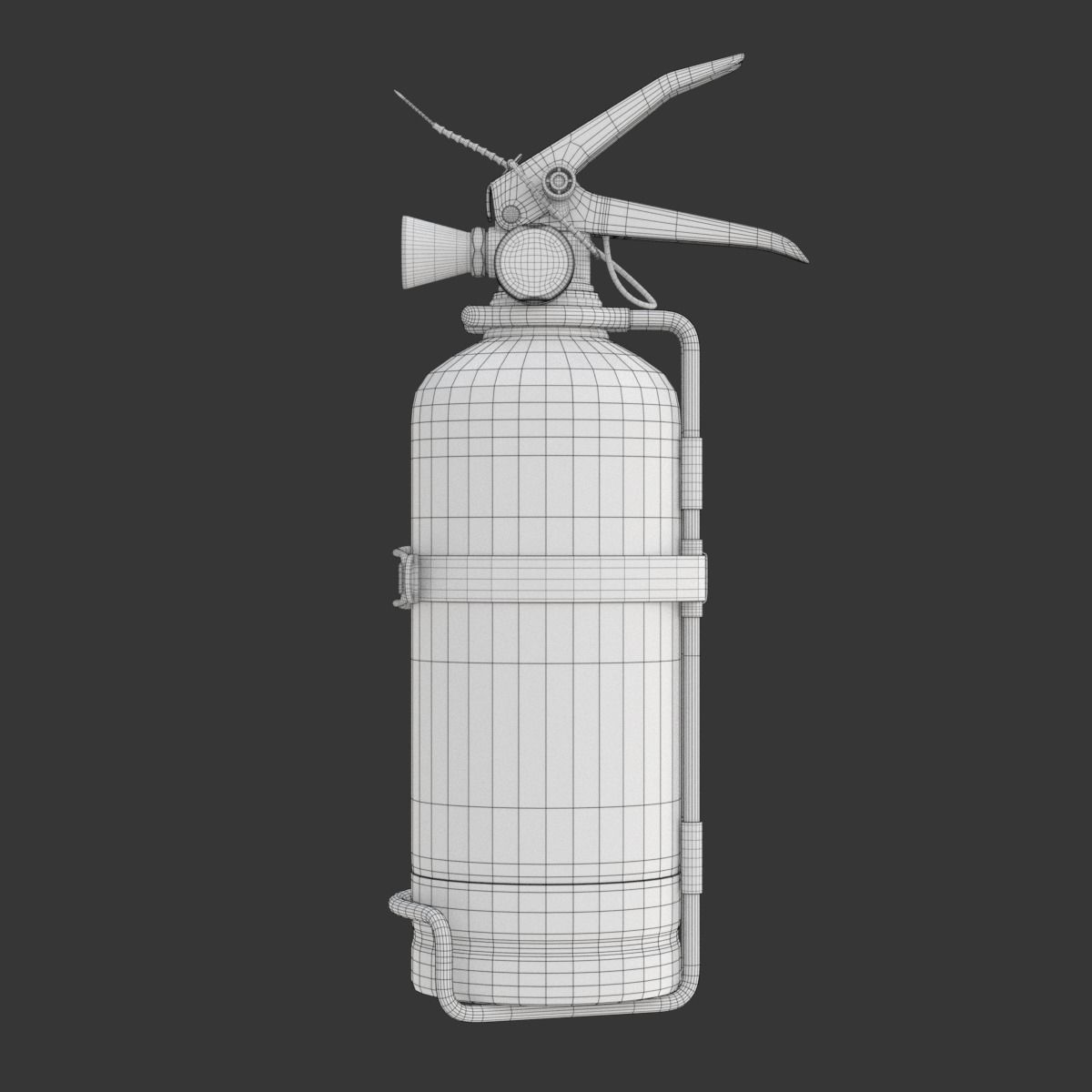Car Fire Extinguisher 3D model_29