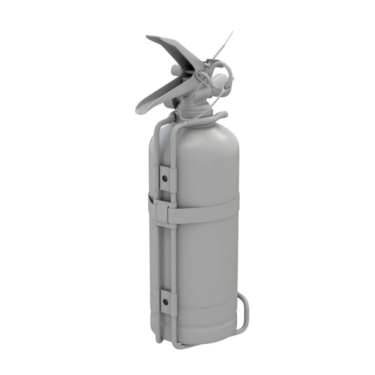 Car Fire Extinguisher 3D model_14