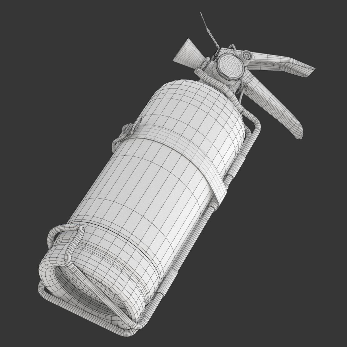 Car Fire Extinguisher 3D model_28