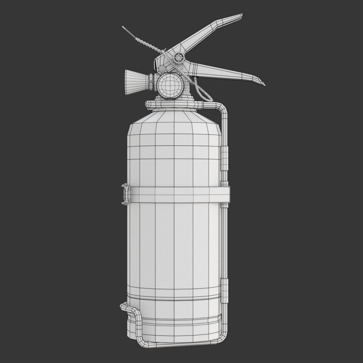Car Fire Extinguisher 3D model_20