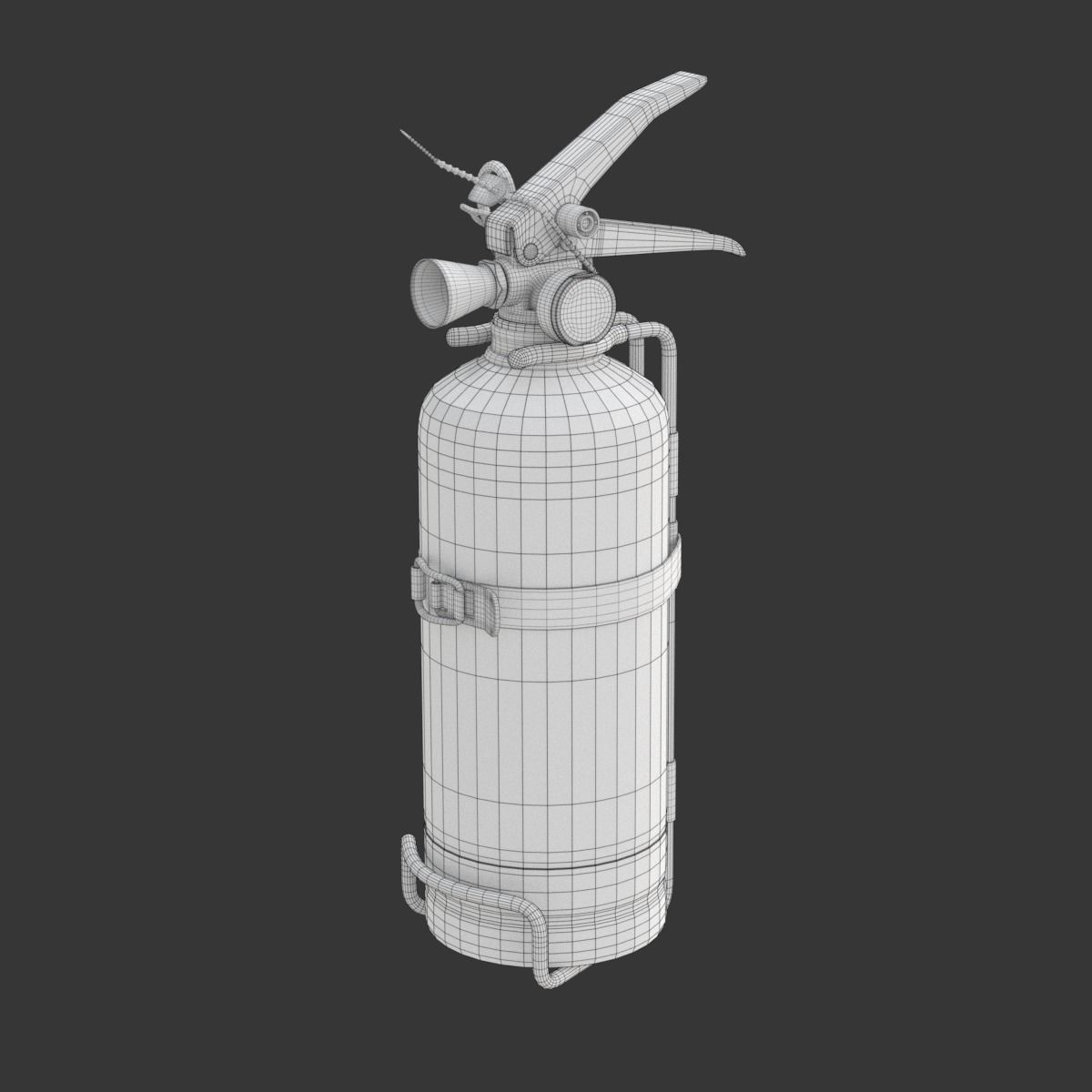 Car Fire Extinguisher 3D model_24