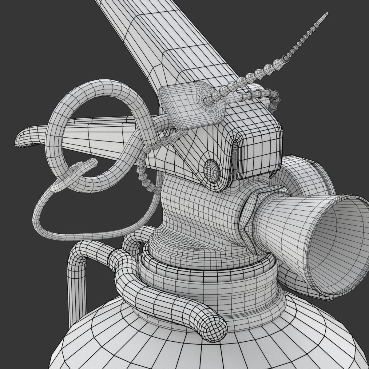 Car Fire Extinguisher 3D model_26