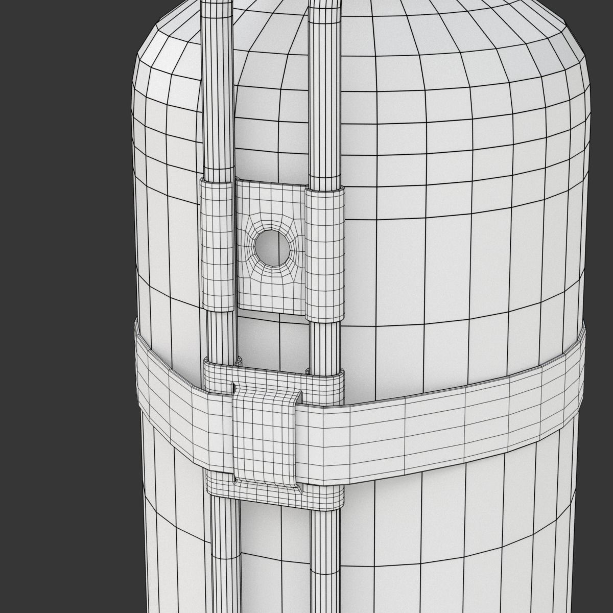 Car Fire Extinguisher 3D model_33