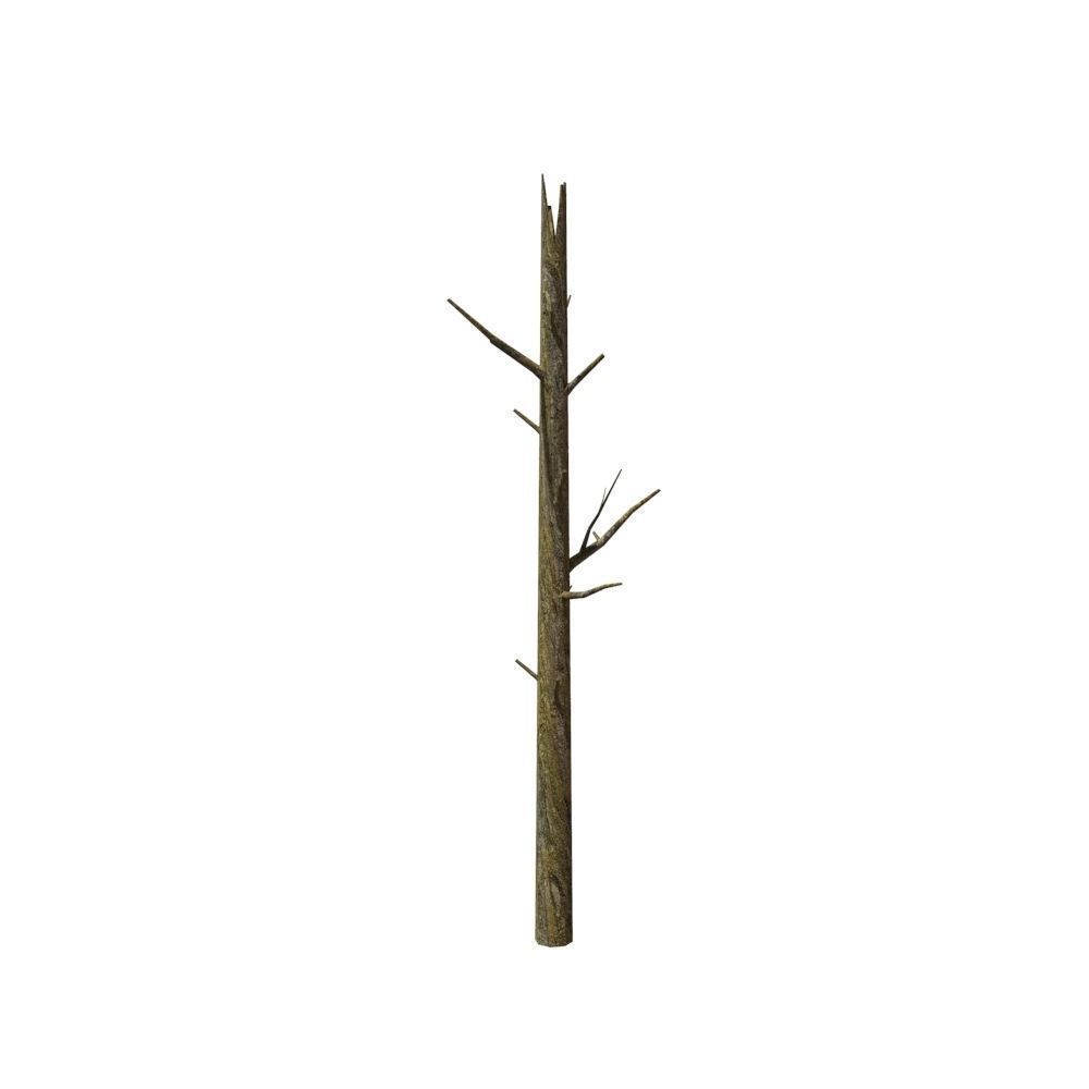 Dead Tree Low-poly 3D model_15
