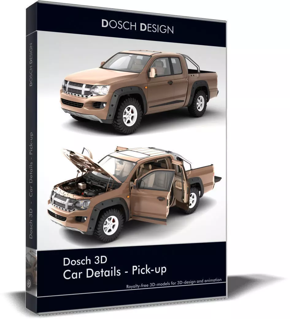 Dosch 3D - Car Details - Pick Up 3D model_0