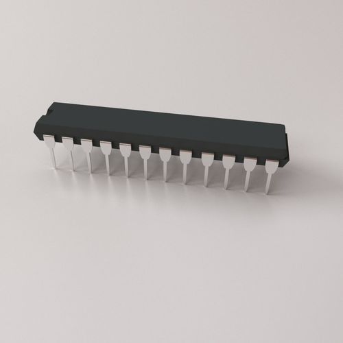 28 Pin Microchip 3D model