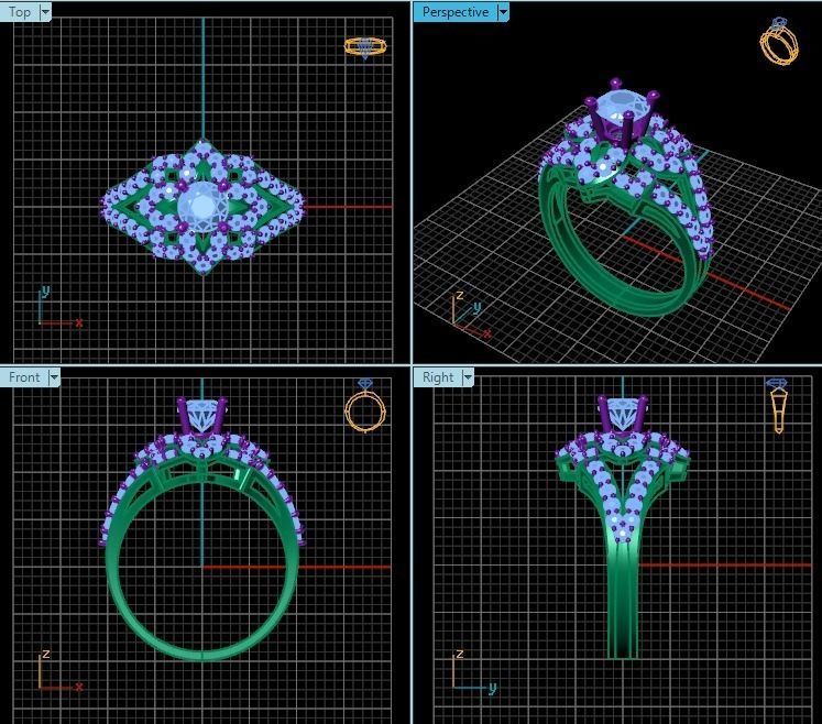 Ring T00176 3D print model_2