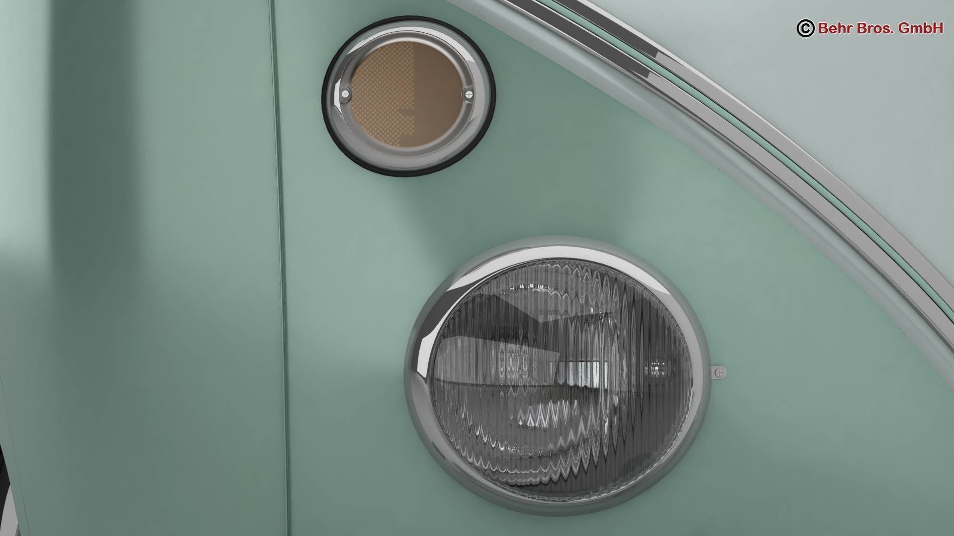 Volkswagen T1 Samba 1963 Accessories 3D model_12