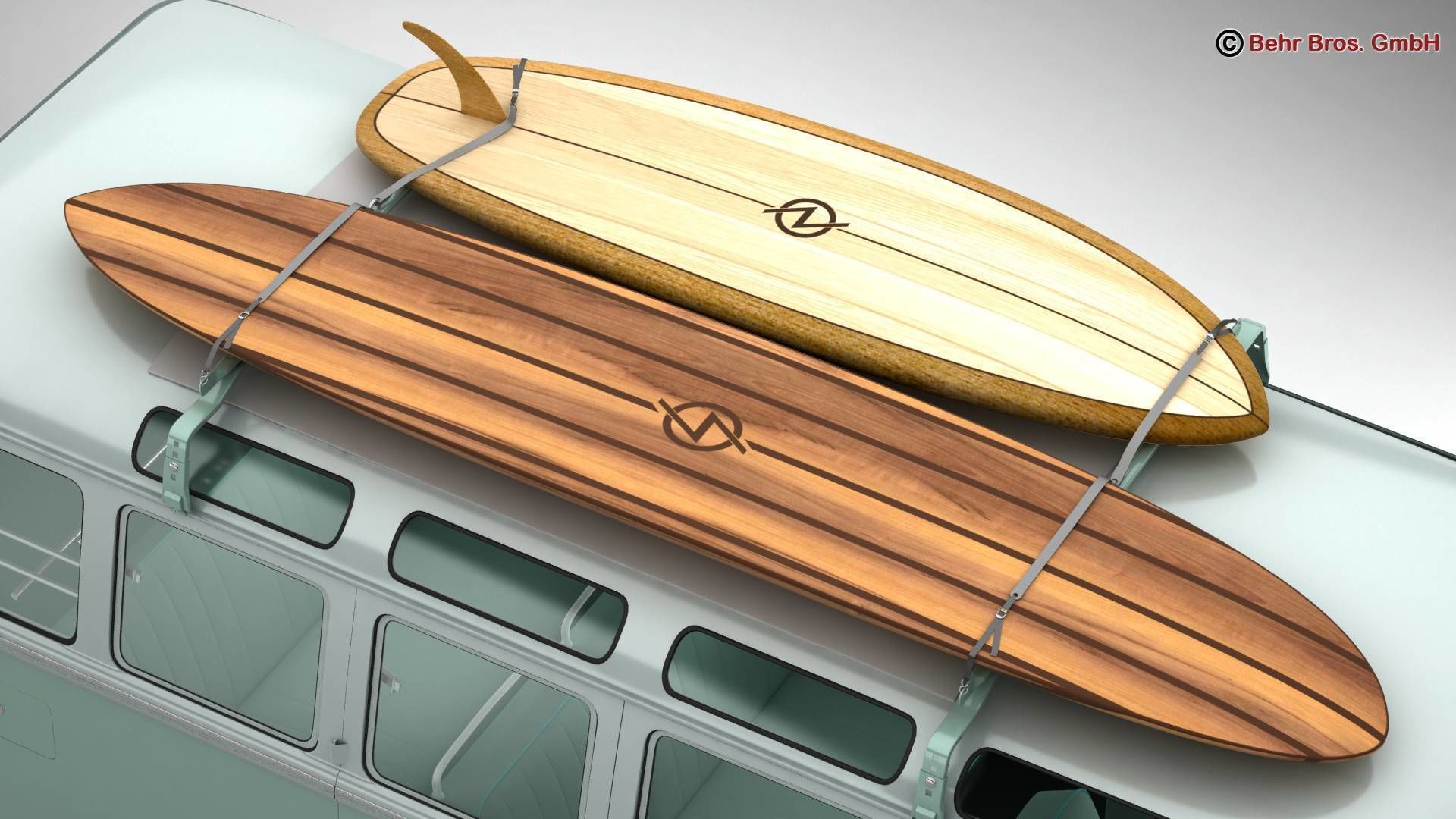 Volkswagen T1 Samba 1963 Accessories 3D model_14