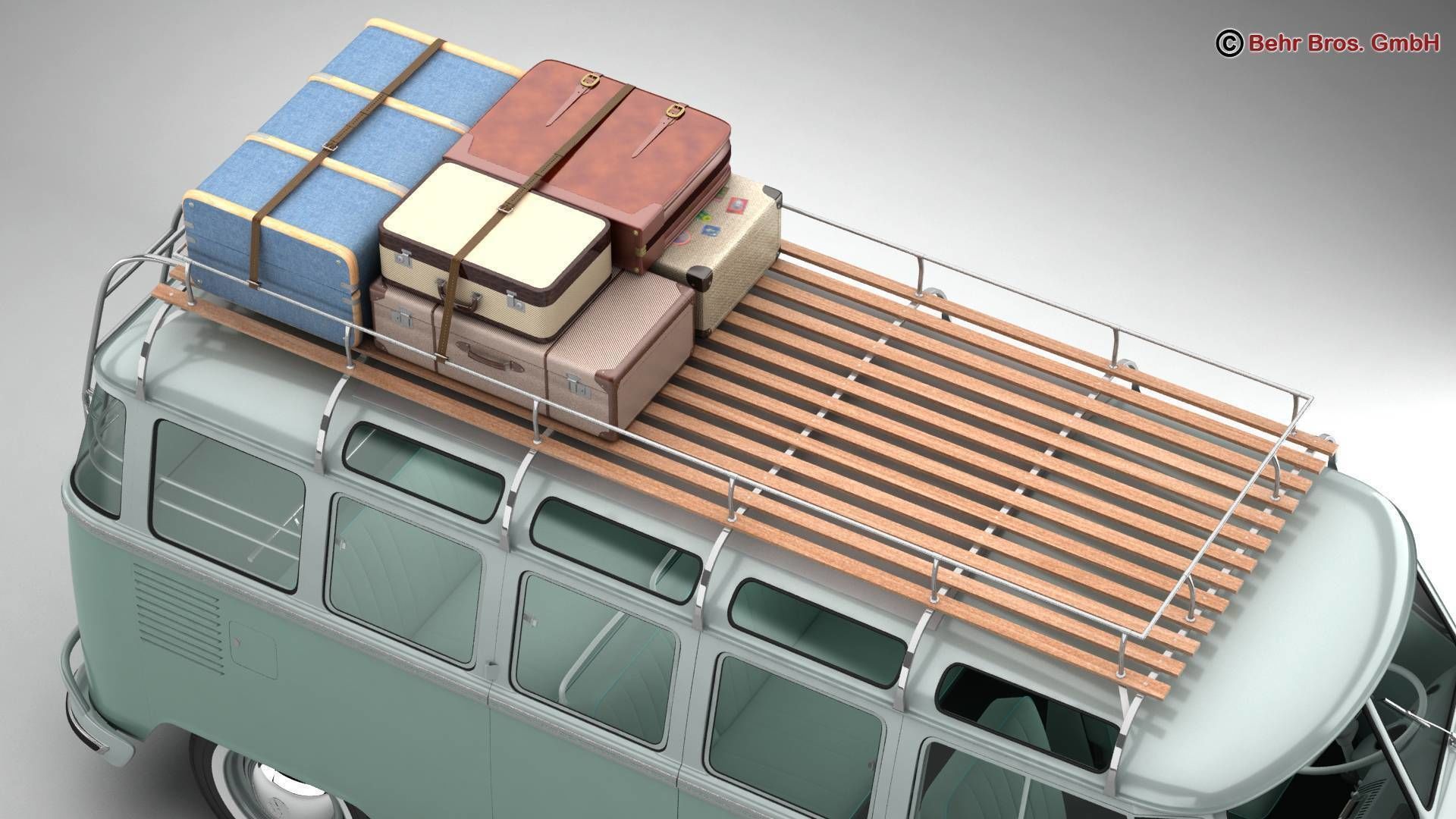 Volkswagen T1 Samba 1963 Accessories 3D model_15