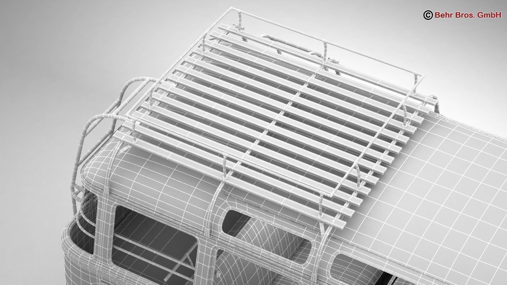 Volkswagen T1 Samba 1963 Accessories 3D model_44