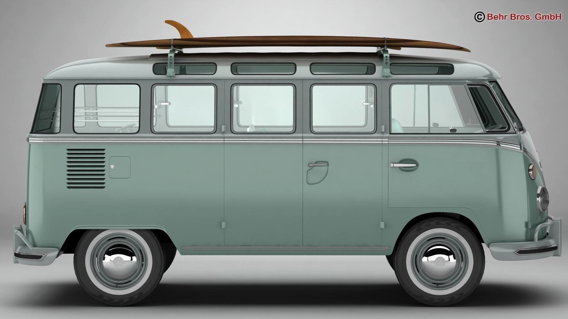 Volkswagen T1 Samba 1963 Accessories 3D model_8