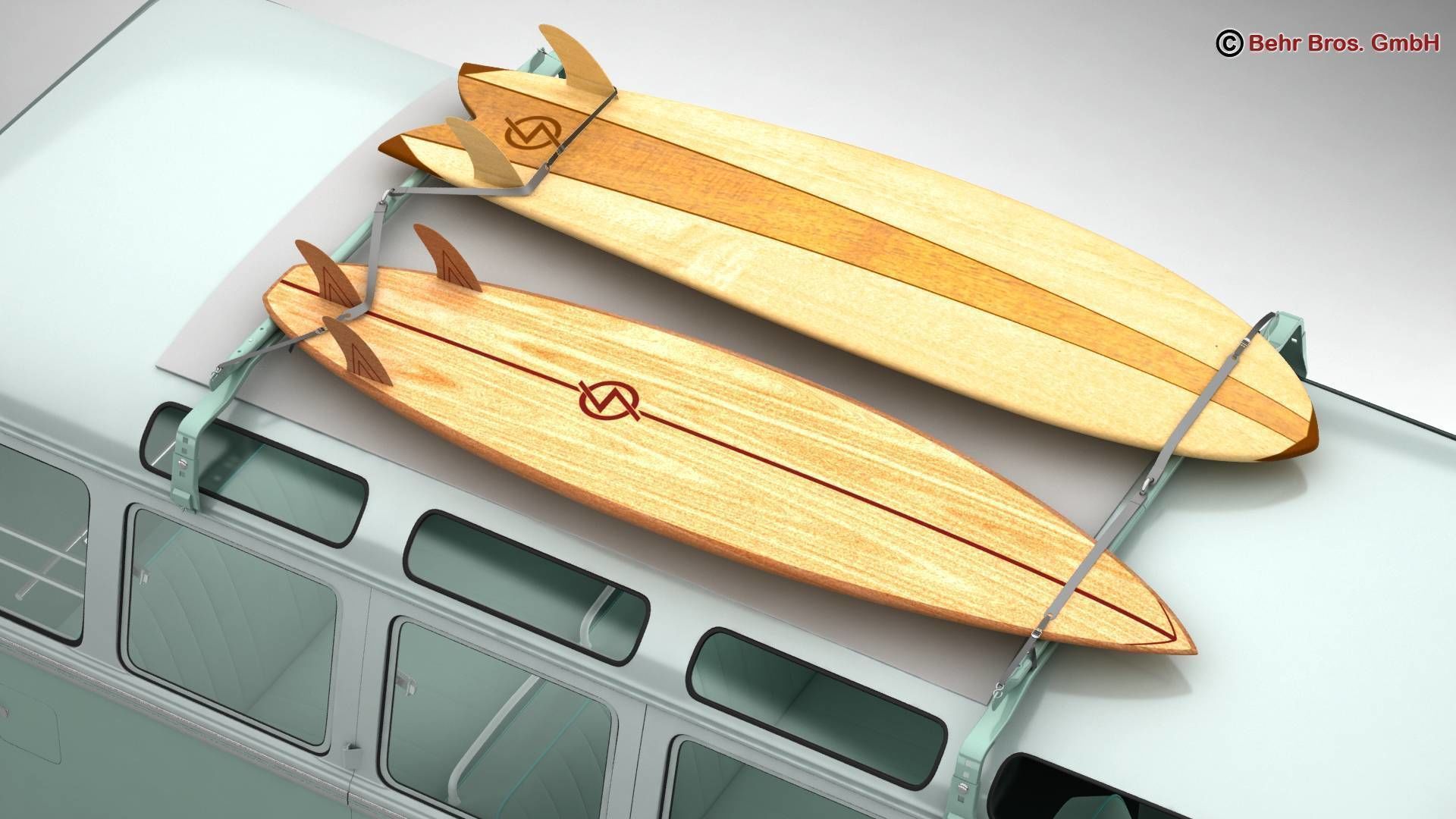 Volkswagen T1 Samba 1963 Accessories 3D model_22