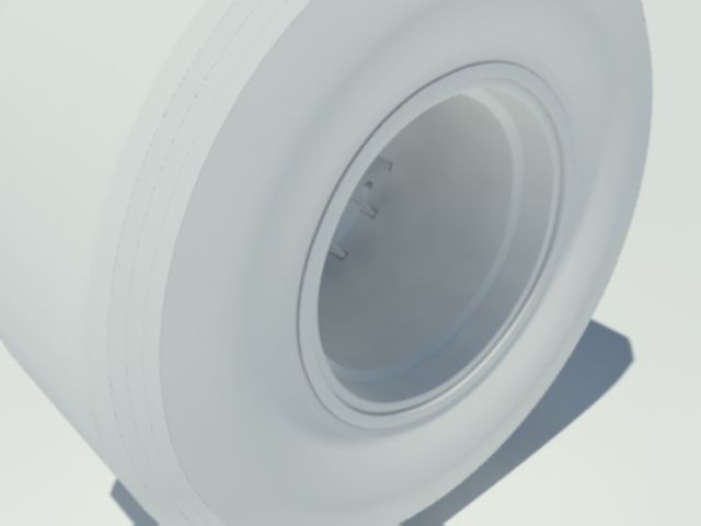 Pirelli tyre for dry weather conditions 3D model_6