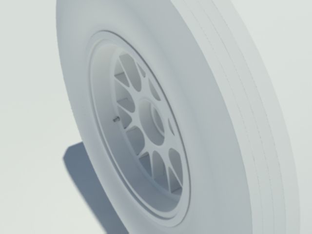 Pirelli tyre for dry weather conditions 3D model_3