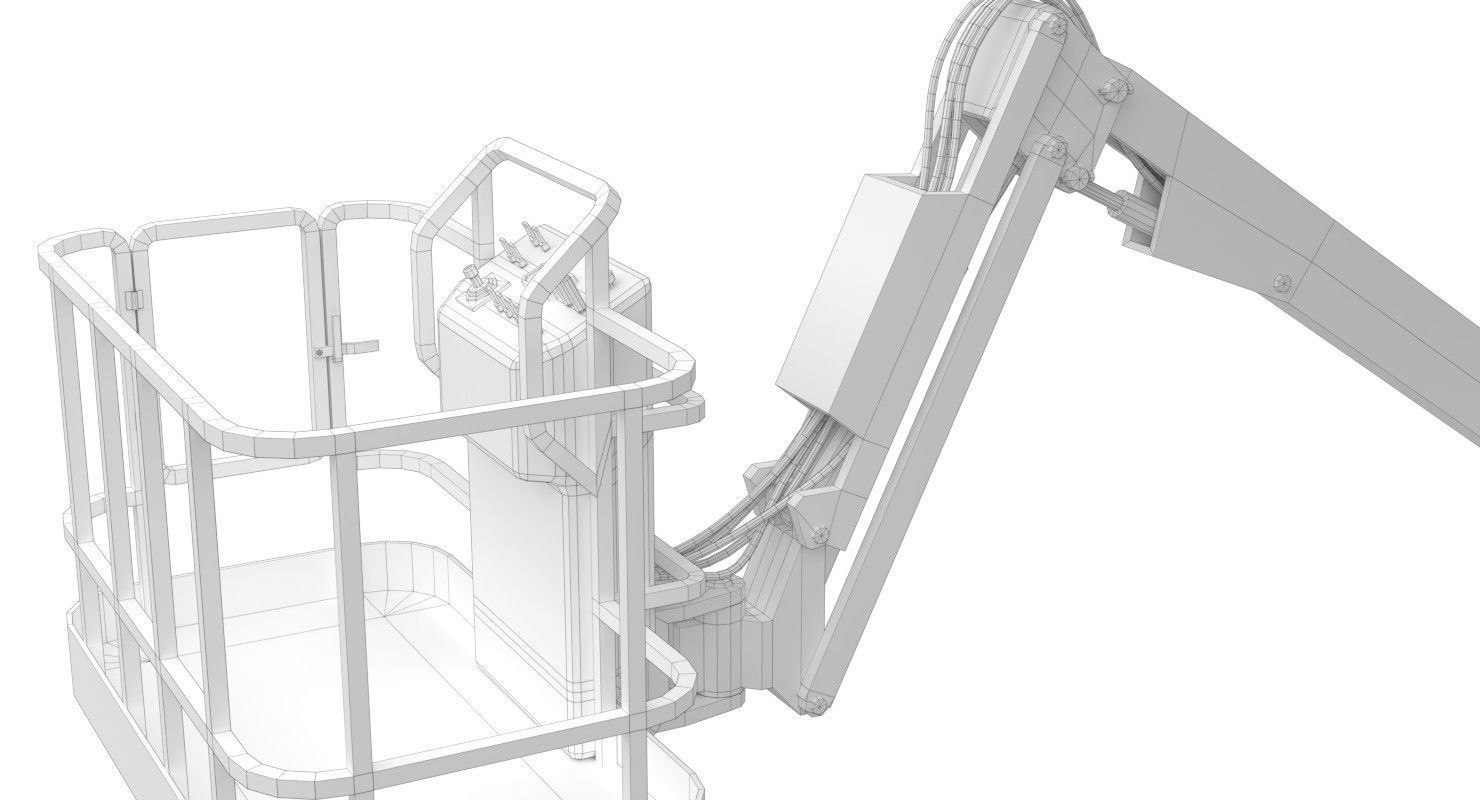 Boom Lift 1 3D model_14