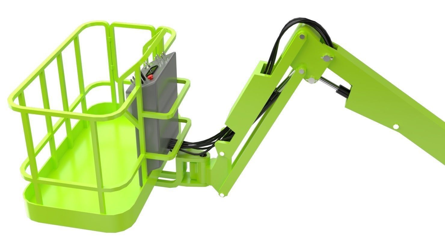Boom Lift 1 3D model_8