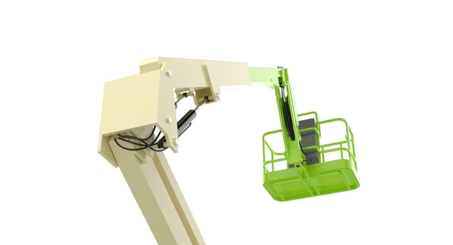 Boom Lift 1 3D model_7