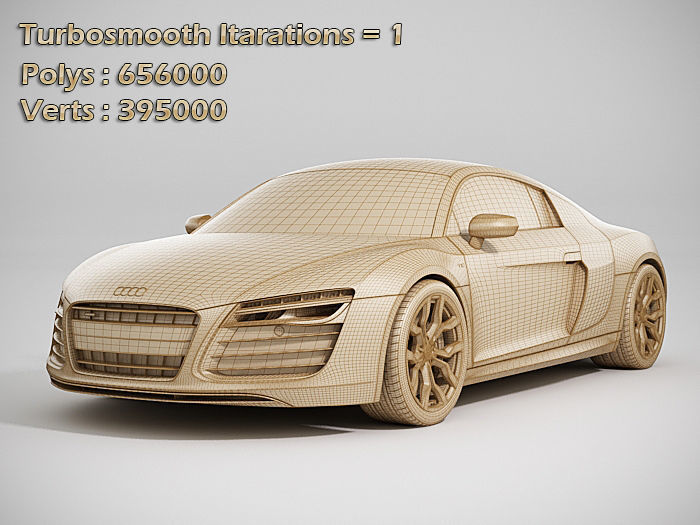 Audi R8 2014 3D model_10