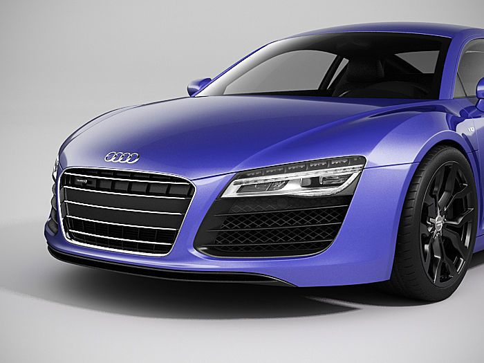 Audi R8 2014 3D model_9