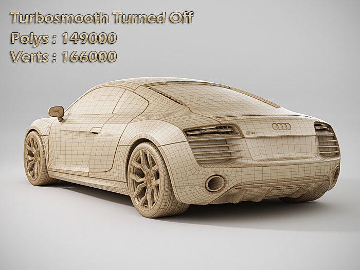 Audi R8 2014 3D model_13