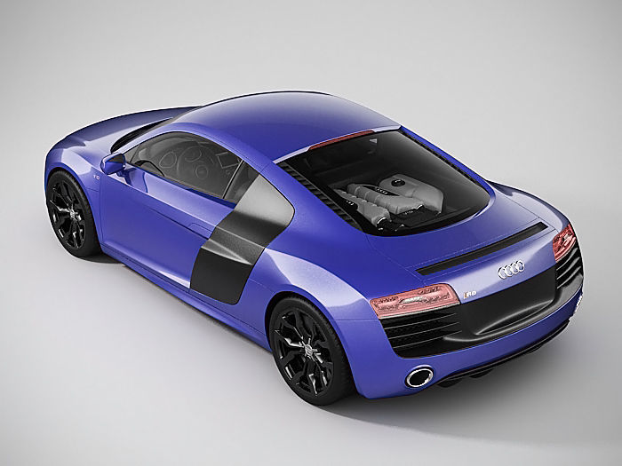 Audi R8 2014 3D model_7
