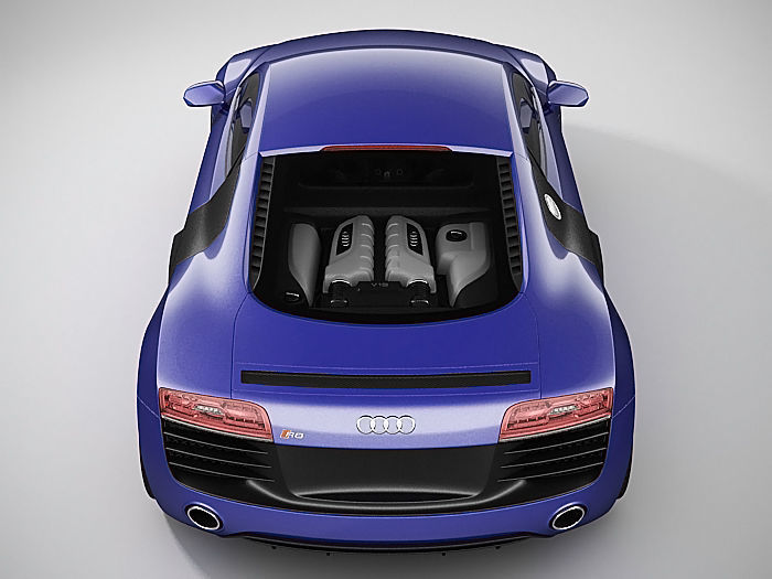 Audi R8 2014 3D model_8