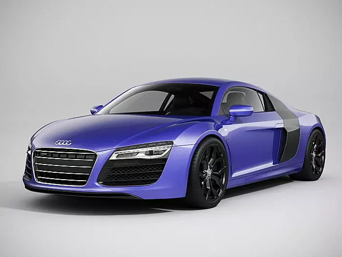 Audi R8 2014 3D model_0