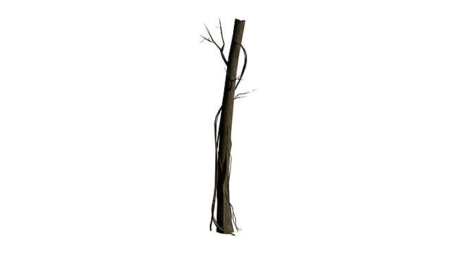Dead Tree Low-poly 3D model