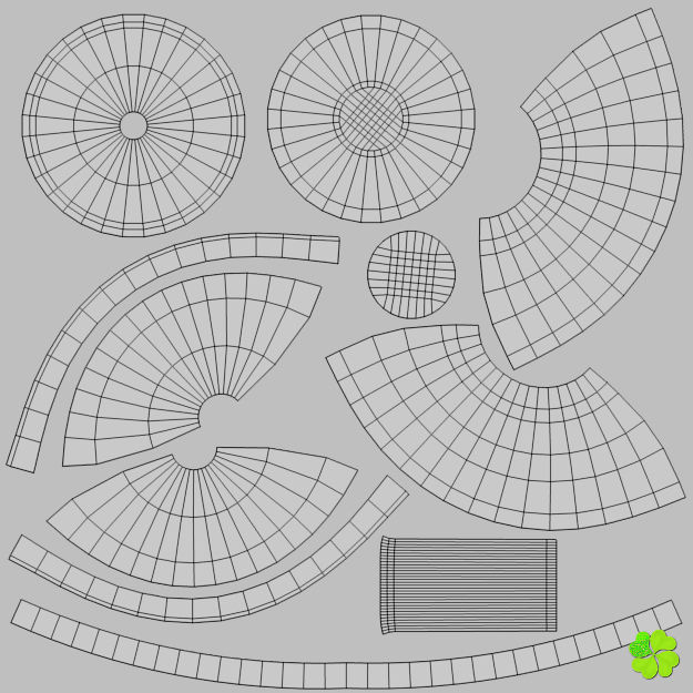 Classic glass engraved of champagne low poly Low-poly 3D model_30