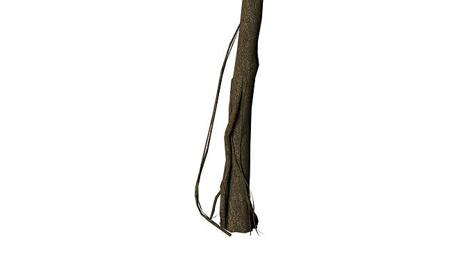 Dead Tree Low-poly 3D model