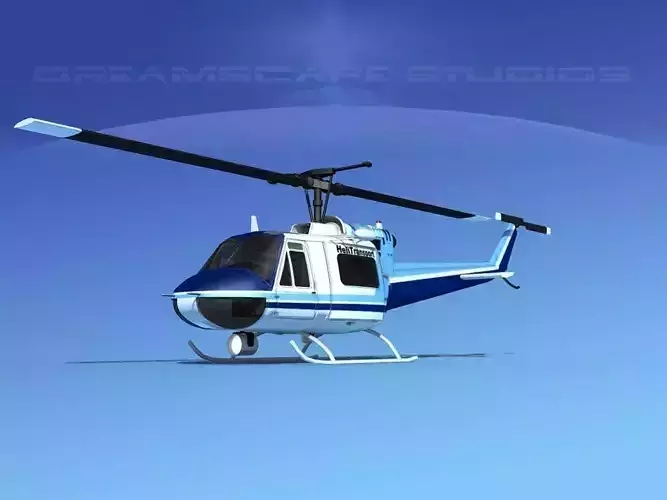 Bell 204 Corporate 3D model