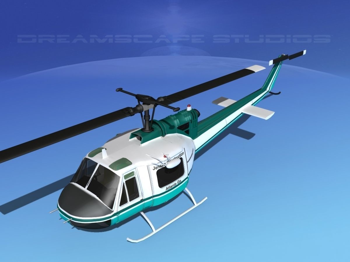 Bell 204 Jensen Construction 3D model_13