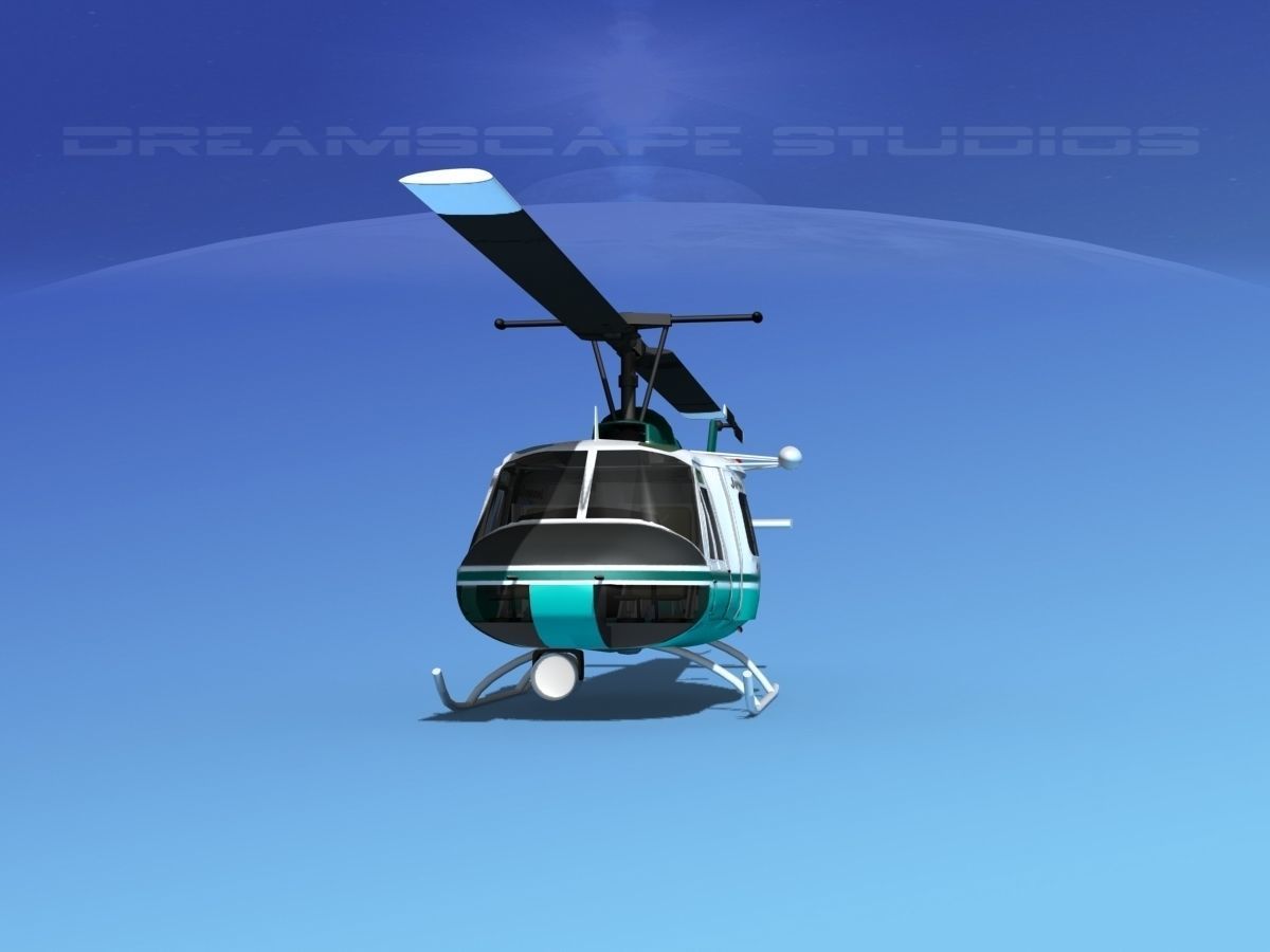 Bell 204 Jensen Construction 3D model_1