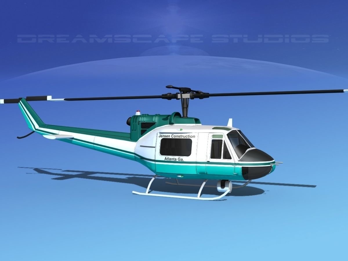 Bell 204 Jensen Construction 3D model_6