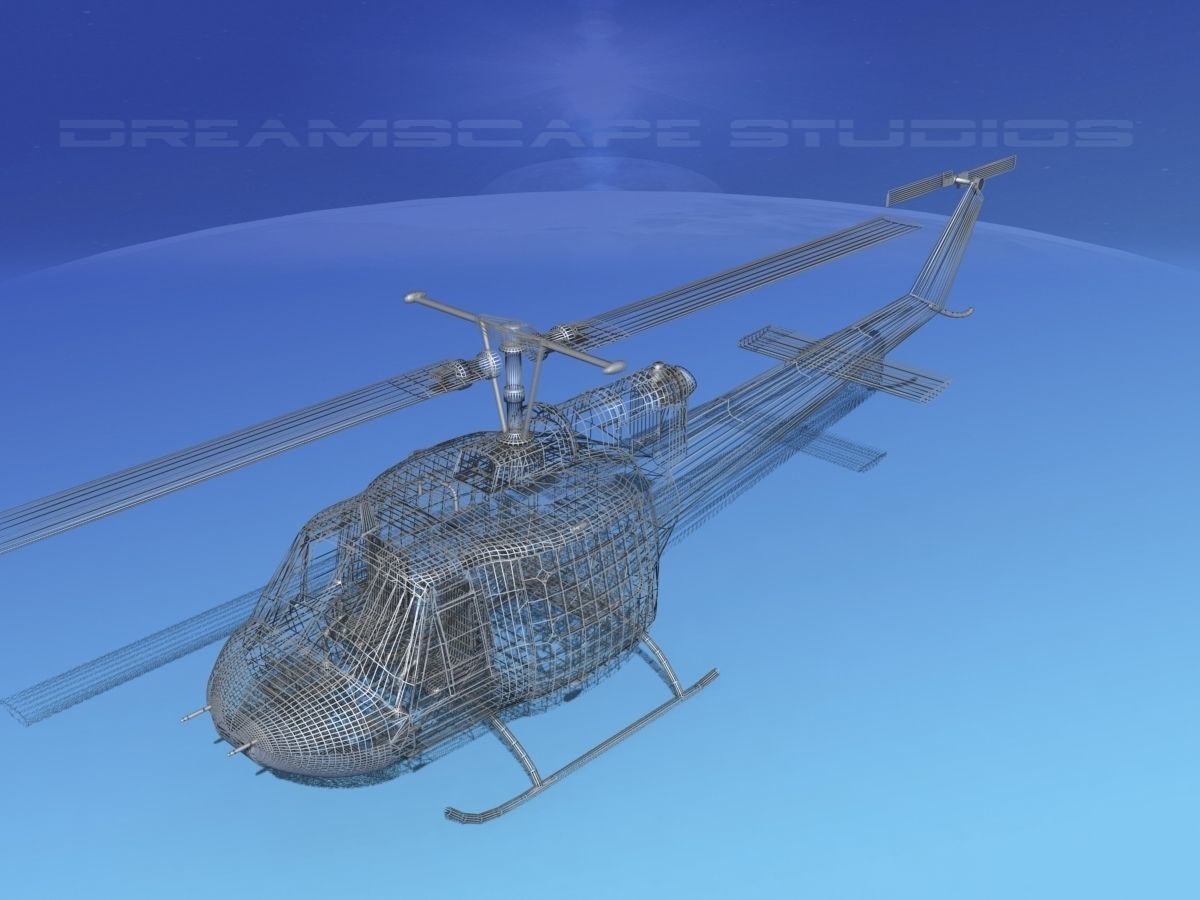 Bell 204 Jensen Construction 3D model_19