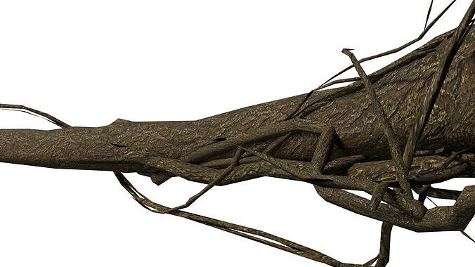 Dead Tree Low-poly 3D model