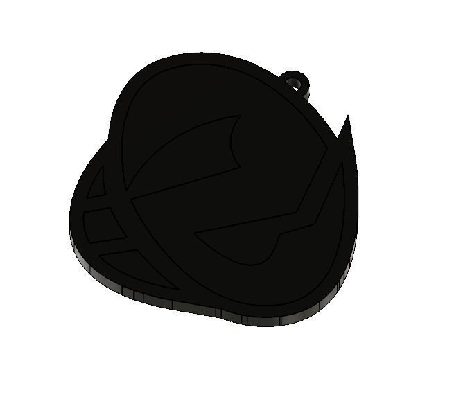 Team Skull Pendant 3D print model_3