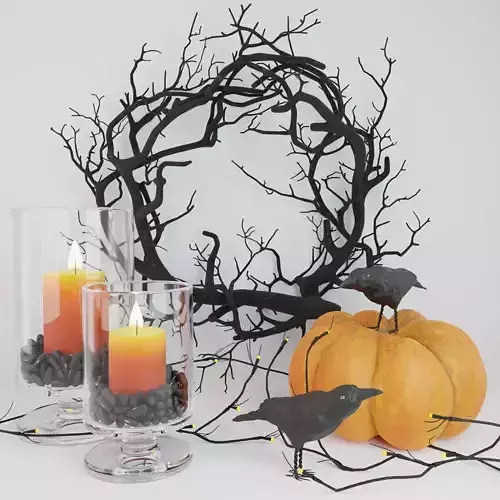 Halloween decor set