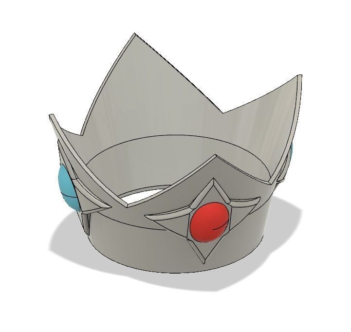 Star Princess Rosalina Crown 3D print model_4