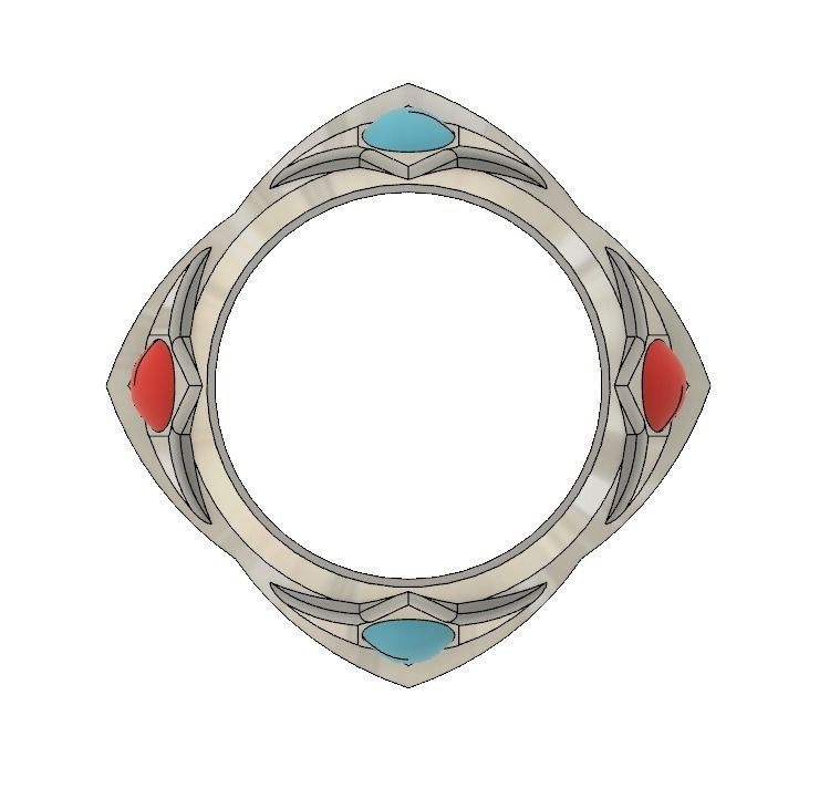 Star Princess Rosalina Crown 3D print model_3