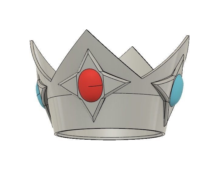 Star Princess Rosalina Crown 3D print model_5