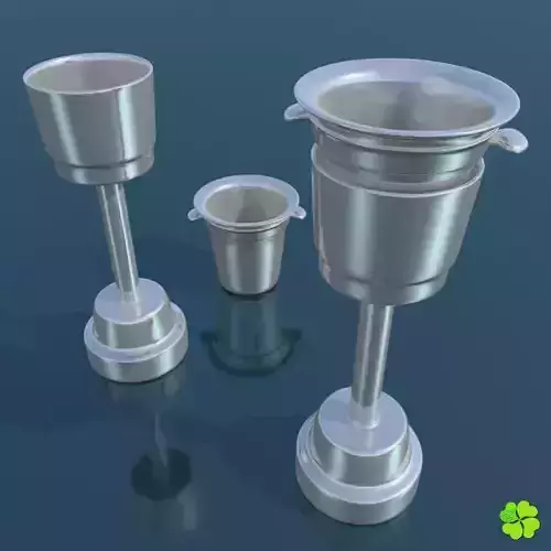 Ice cube low poly Low-poly 3D model