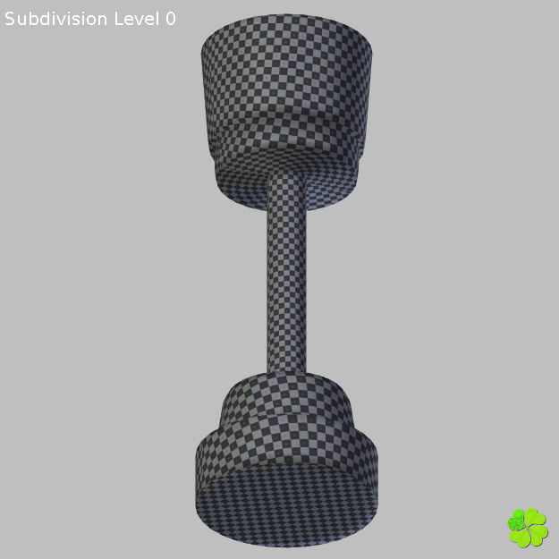 Ice cube low poly Low-poly 3D model_30