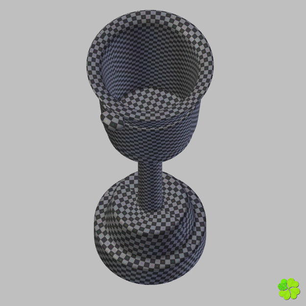 Ice cube low poly Low-poly 3D model_25