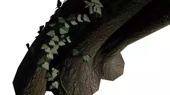 Dead Tree Low-poly 3D model