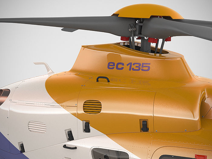 Eurocopter EC135 3D model_14